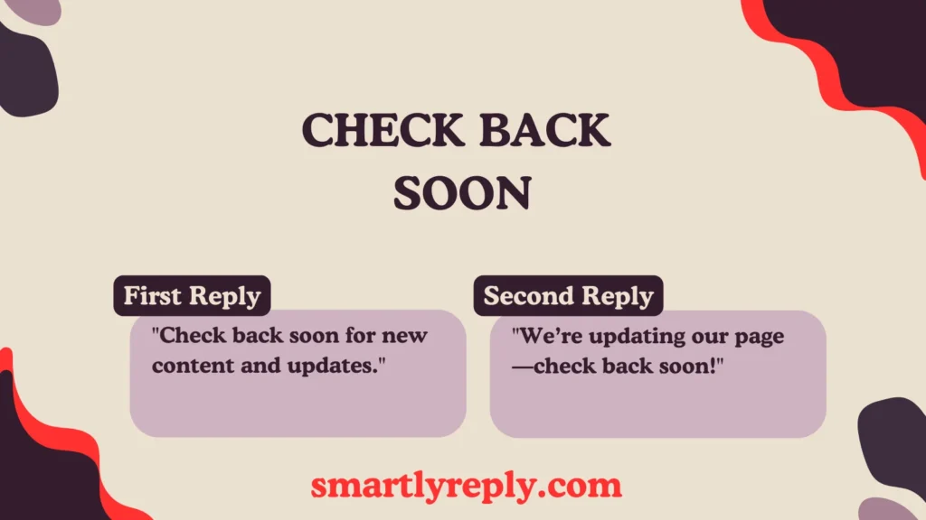 Check Back Soon