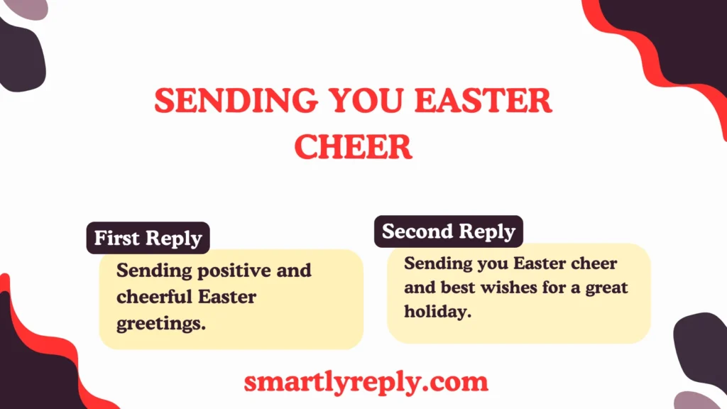 Sending You Easter Cheer