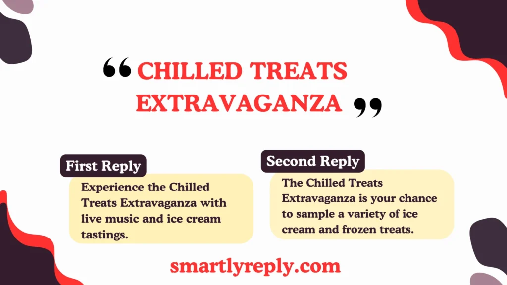 Chilled Treats Extravaganza