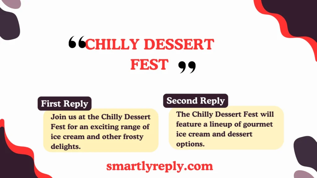 Chilly Dessert Fest