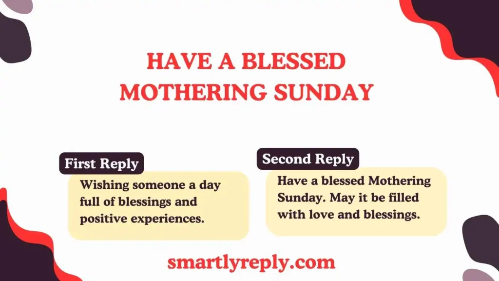 Happy Mothering Sunday